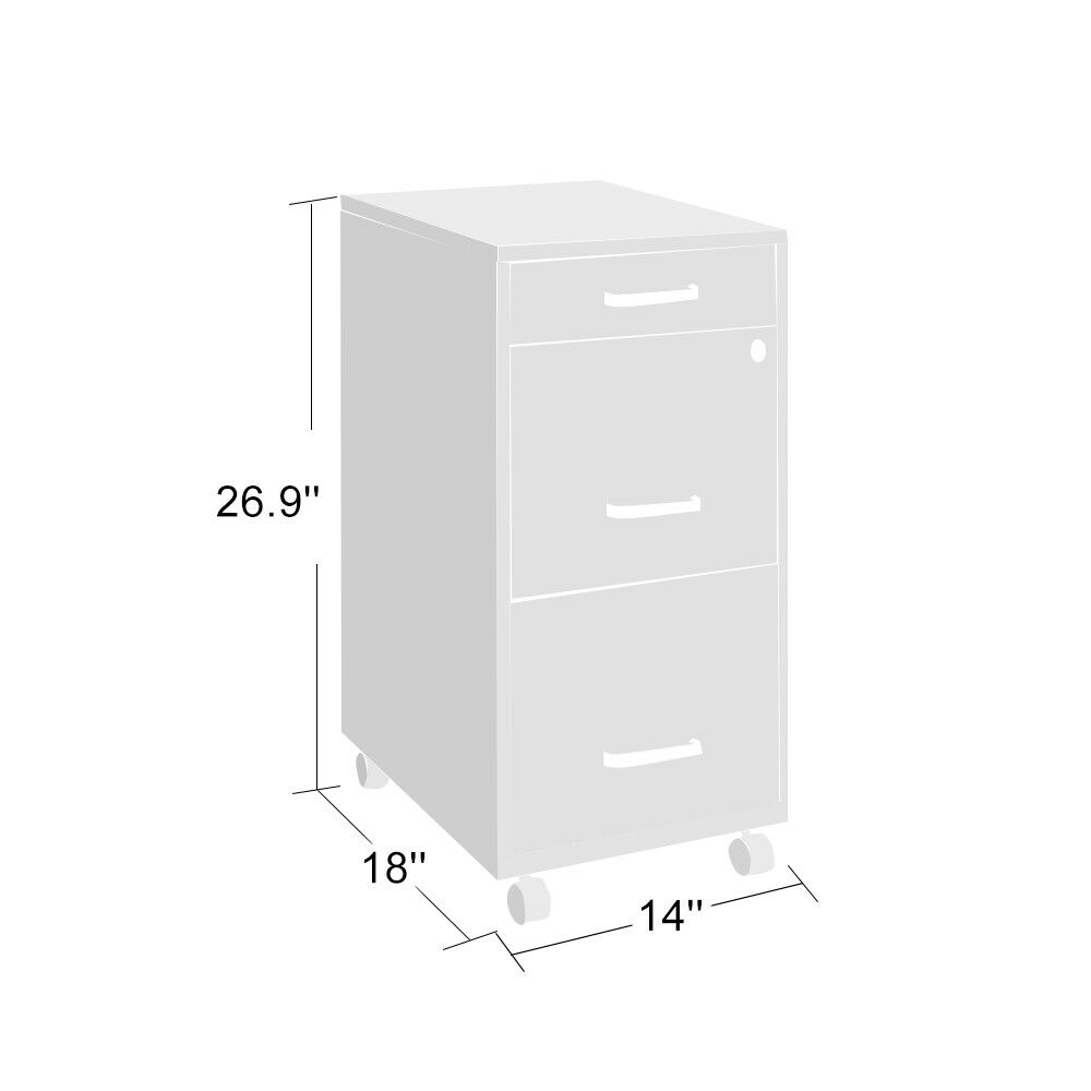 3 Drawer File Cabinet Filing Cabinet Furniture