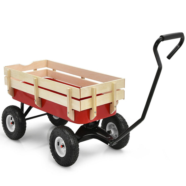 Garden Cart Lawn Wheels Utility Cart Dump Cart