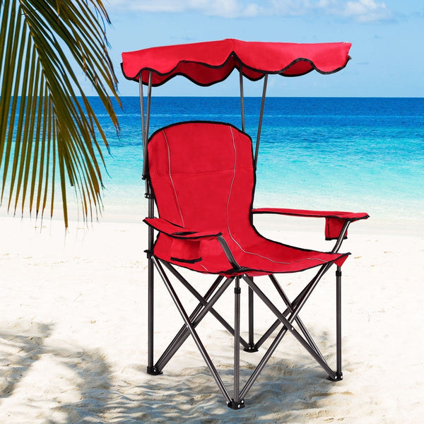 Canopy Chair Folding Beach Chair with Canopy