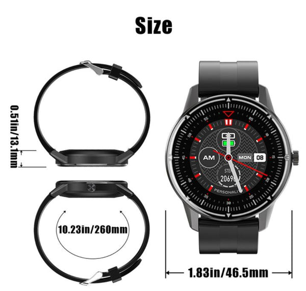 DragonFit Fitness Watch Touch Smart Activity Tracker IOS Android Band