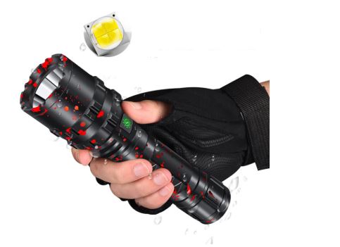 FlashlightX Waterproof Tactical Best LED Rechargeable Flashlight 1800 Lumen
