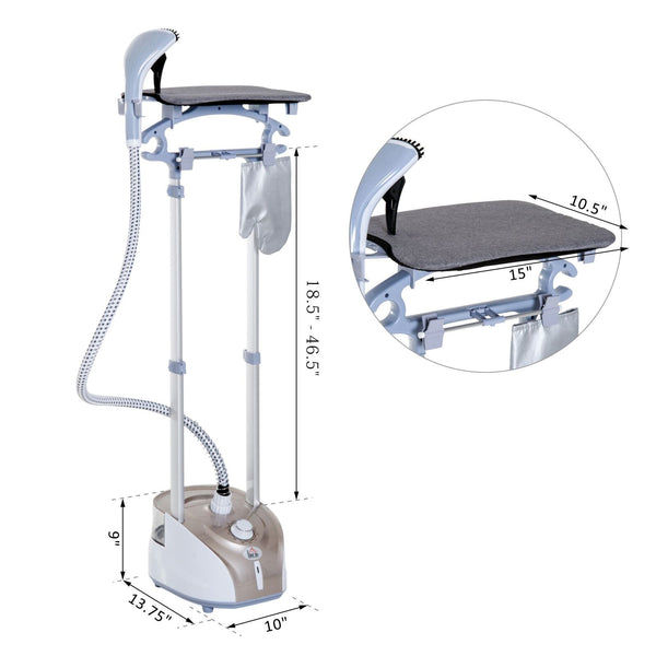 Multi-level Clothes Steamer Garment Steamer Portable with Ironing Board