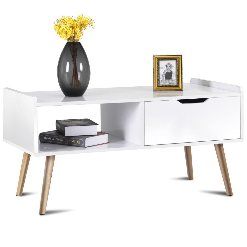 Coffee Table Modern White Coffee Table With Storage