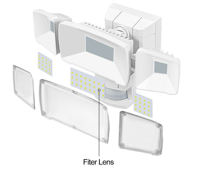 Solar Flood Light Motion Sensor Security Lights